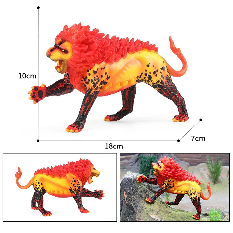 New Mythical Animal model dragon figurines ice devil
