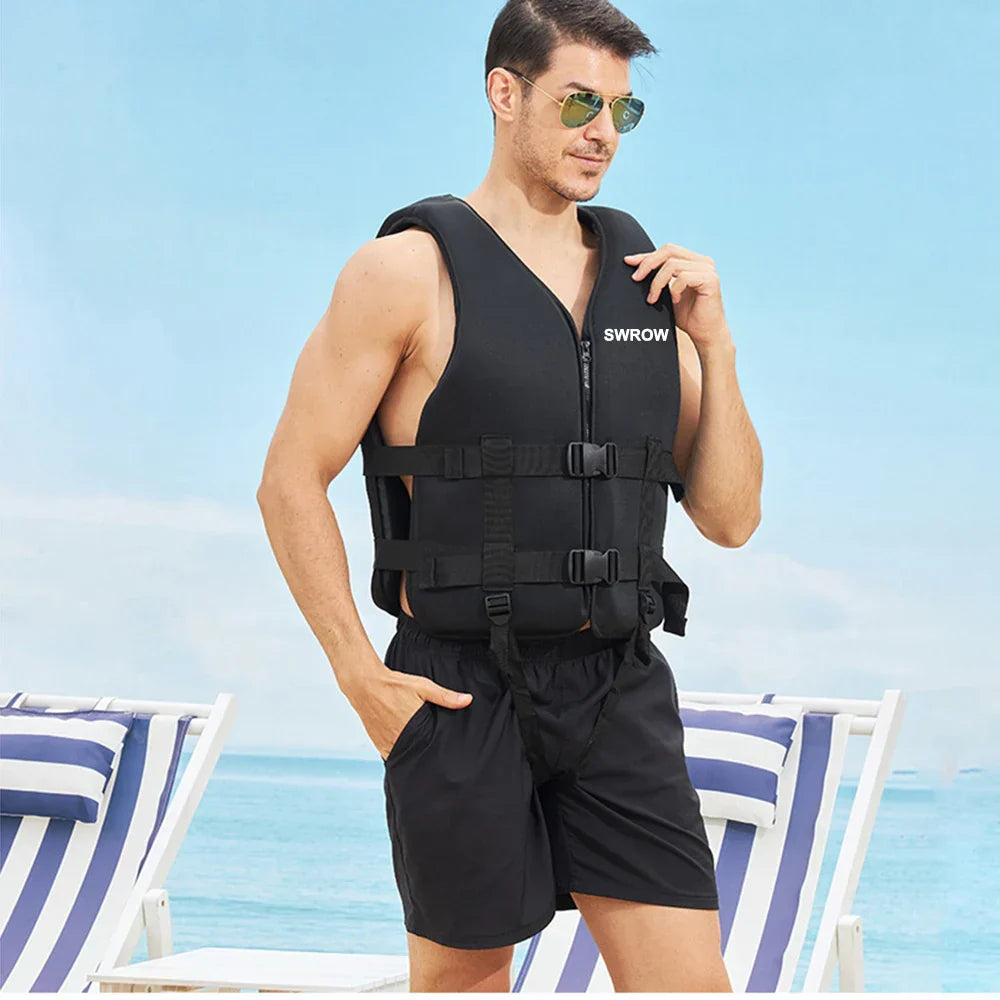 Universal Outdoor Neoprene Life Jacket Water Sports Buoyancy