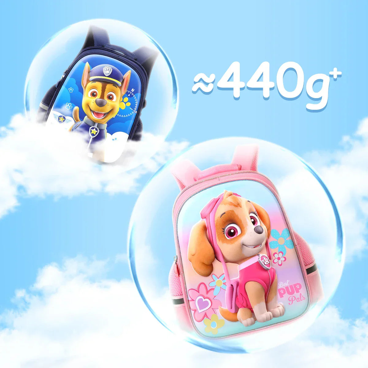 1pc Woof Team Boys kindergarten schoolbag Girls Baby