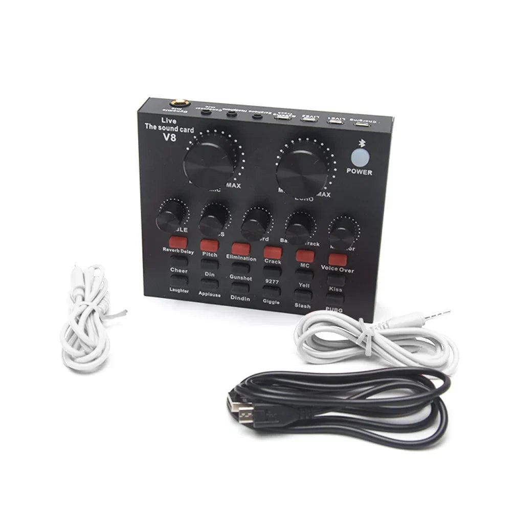V8 Headset Microphone Live Broadcast For Mobile KTV