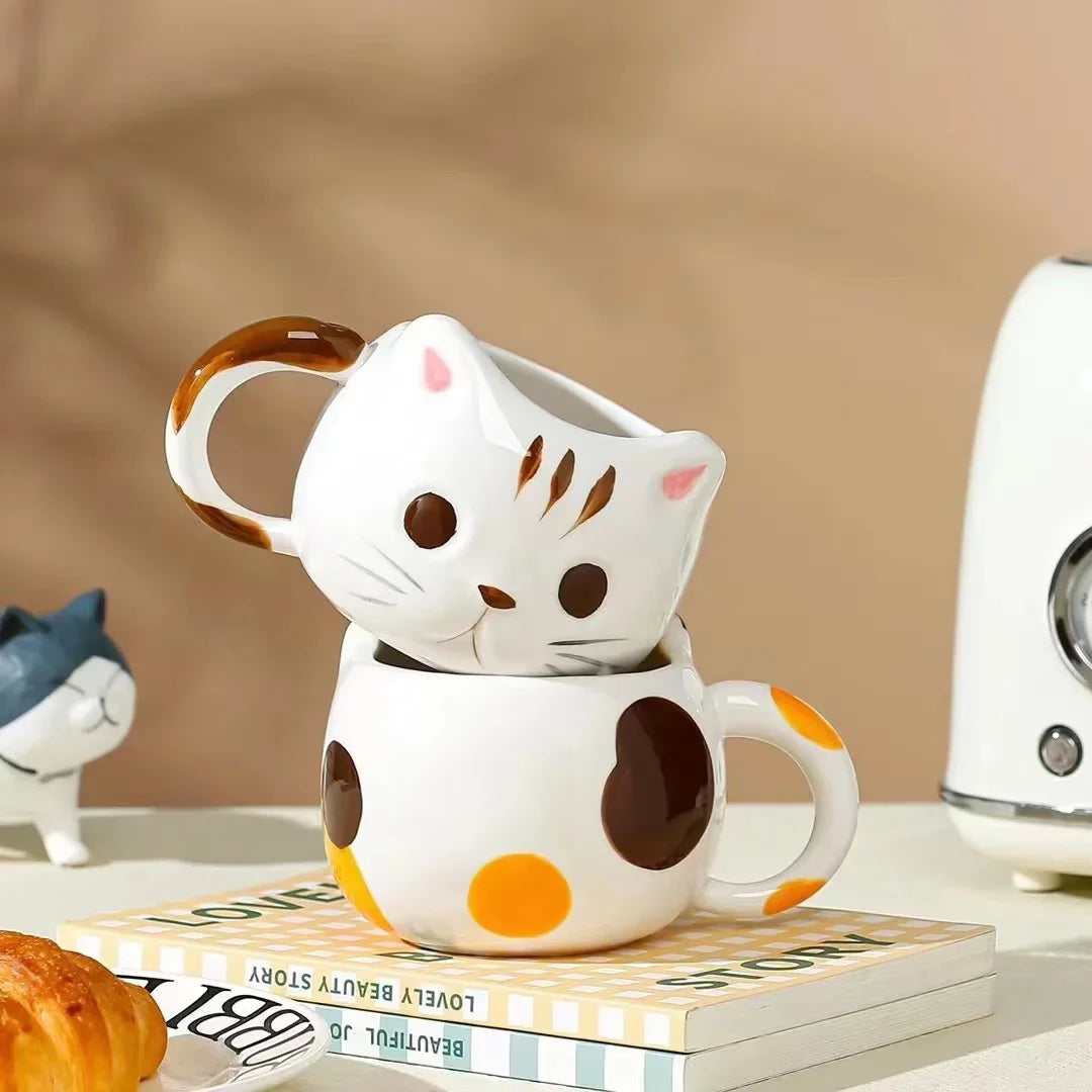 Creative Cat Shaped Mug Cups of Coffee Cup