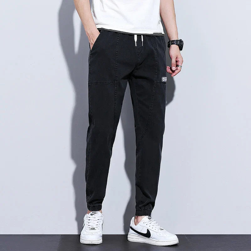 2024 Autumn Men's Jeans Jogger Thin Harem Pants