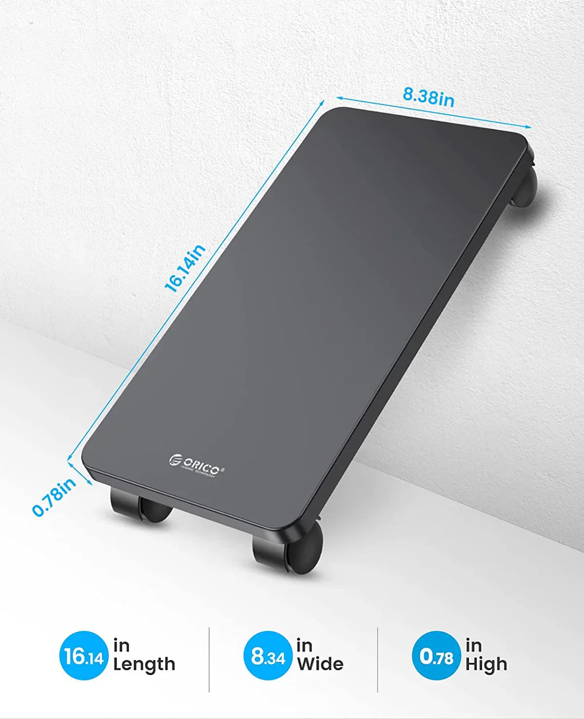 ORICO Steel Mobile CPU Stand Computer Tower Stand