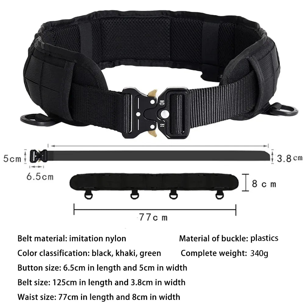 Men's Belt Outdoor Hunting Tactical Belt Multi Functional