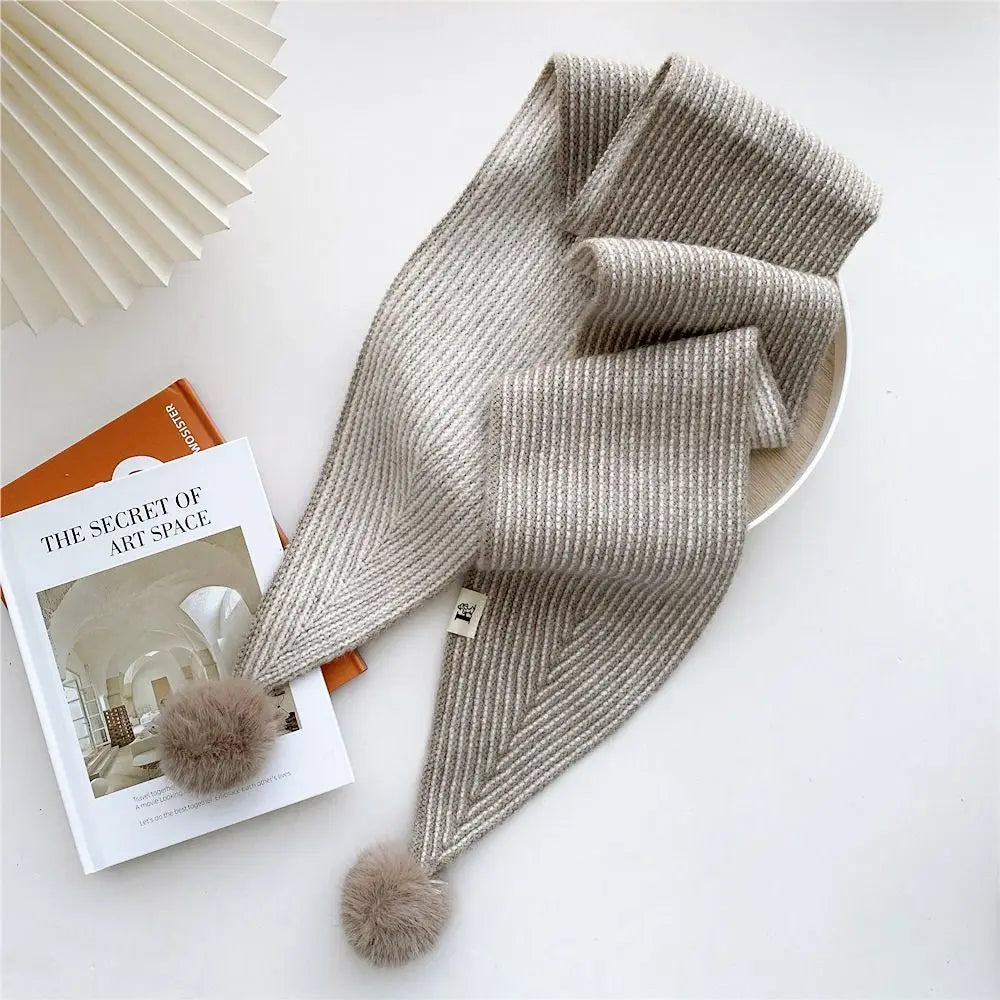 Winter Warm Neck Tie New Women Fashion Cashmere