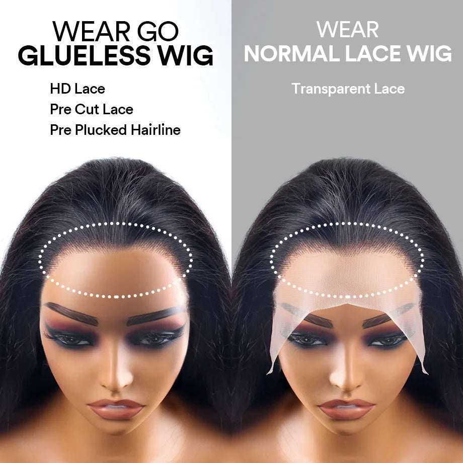 Glueless Wig Human Hair Ready To wear Pre