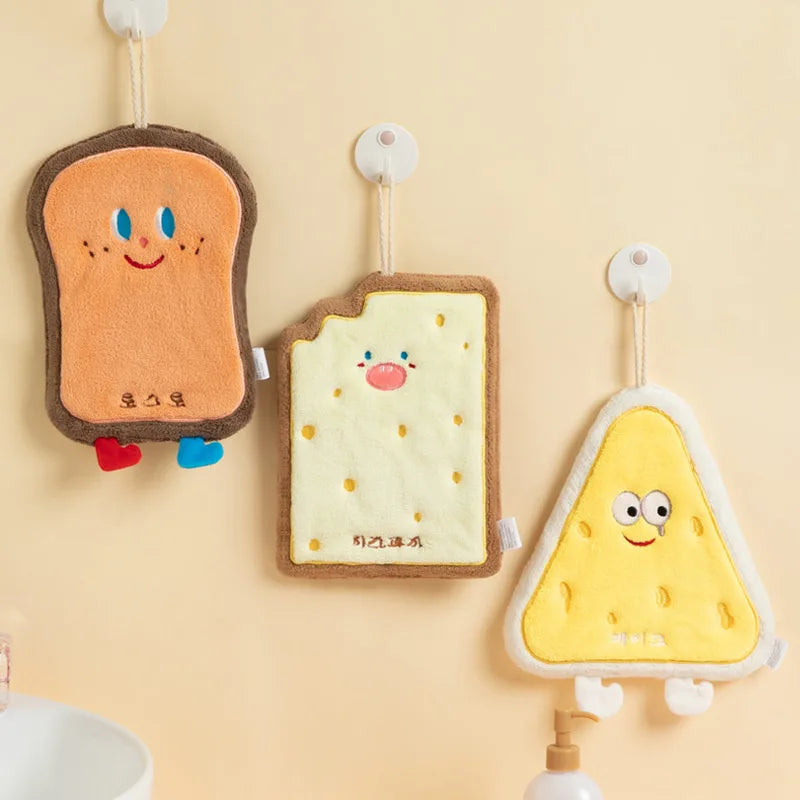 Cute Cartoon Hand Towel Hanging Style Kitchen Hand