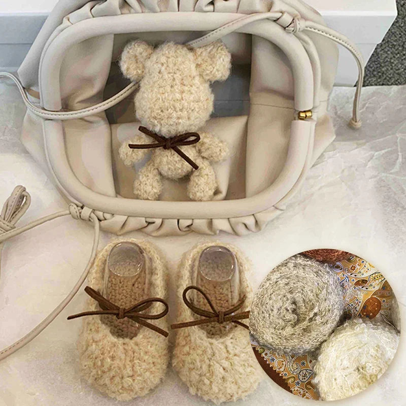 NUBECOM Handcraft Hat Shoes Crochet Thread Scarf Clothing