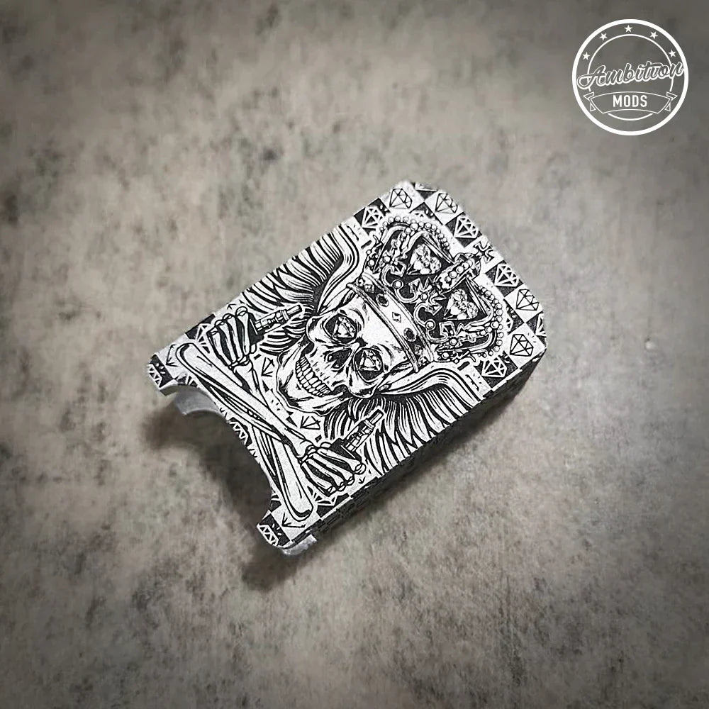 Motorcycle accessories YFTK Mnch King Duck Crystal Engraved