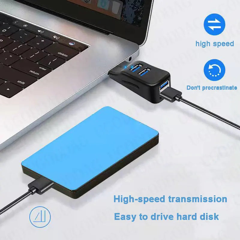 Mini 4 Ports USB 3.0 2.0 Hub High