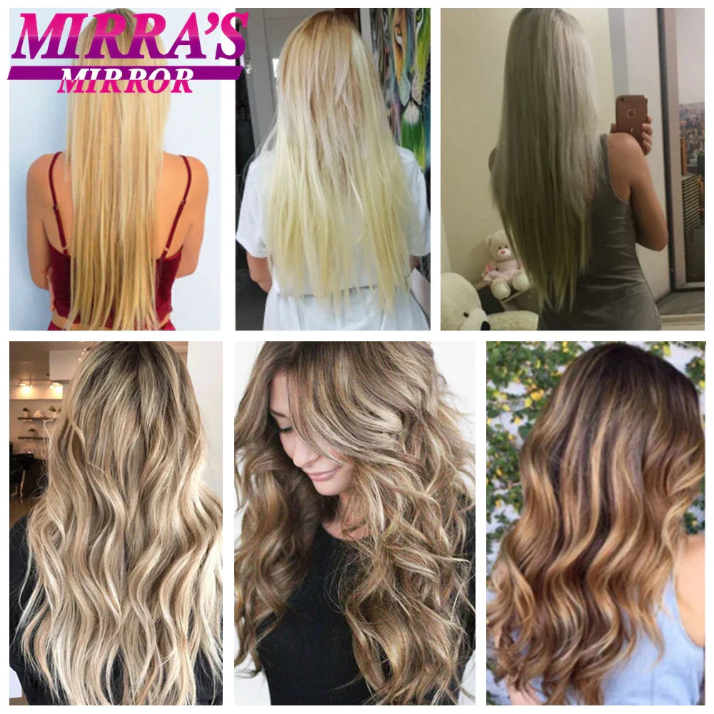 Synthetic Clip in Hair Extensions 6 Pcs/Set 16
