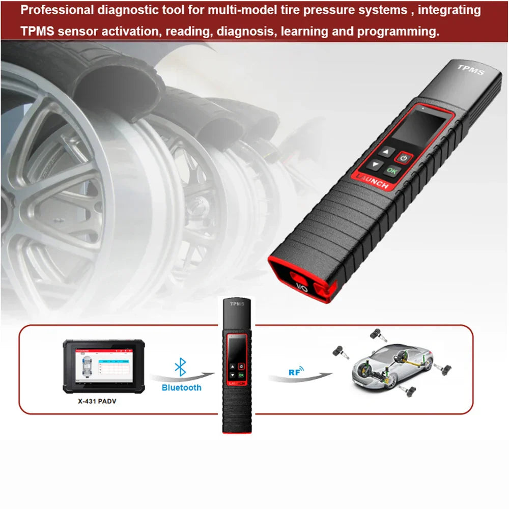 LAUNCH X431 TSGUN TPMS Car Tire Pressure Inspection