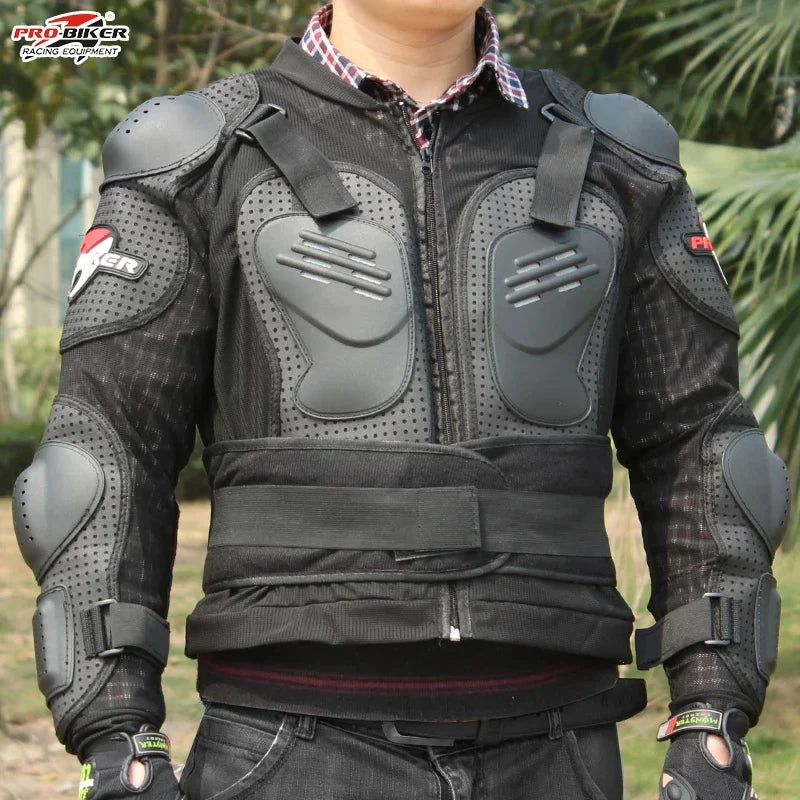 Pro-biker Motorcycle Protective Gears Jacket Armor Motocross Protection Body Gears Motorbike Jackets for cycling outdoor riding