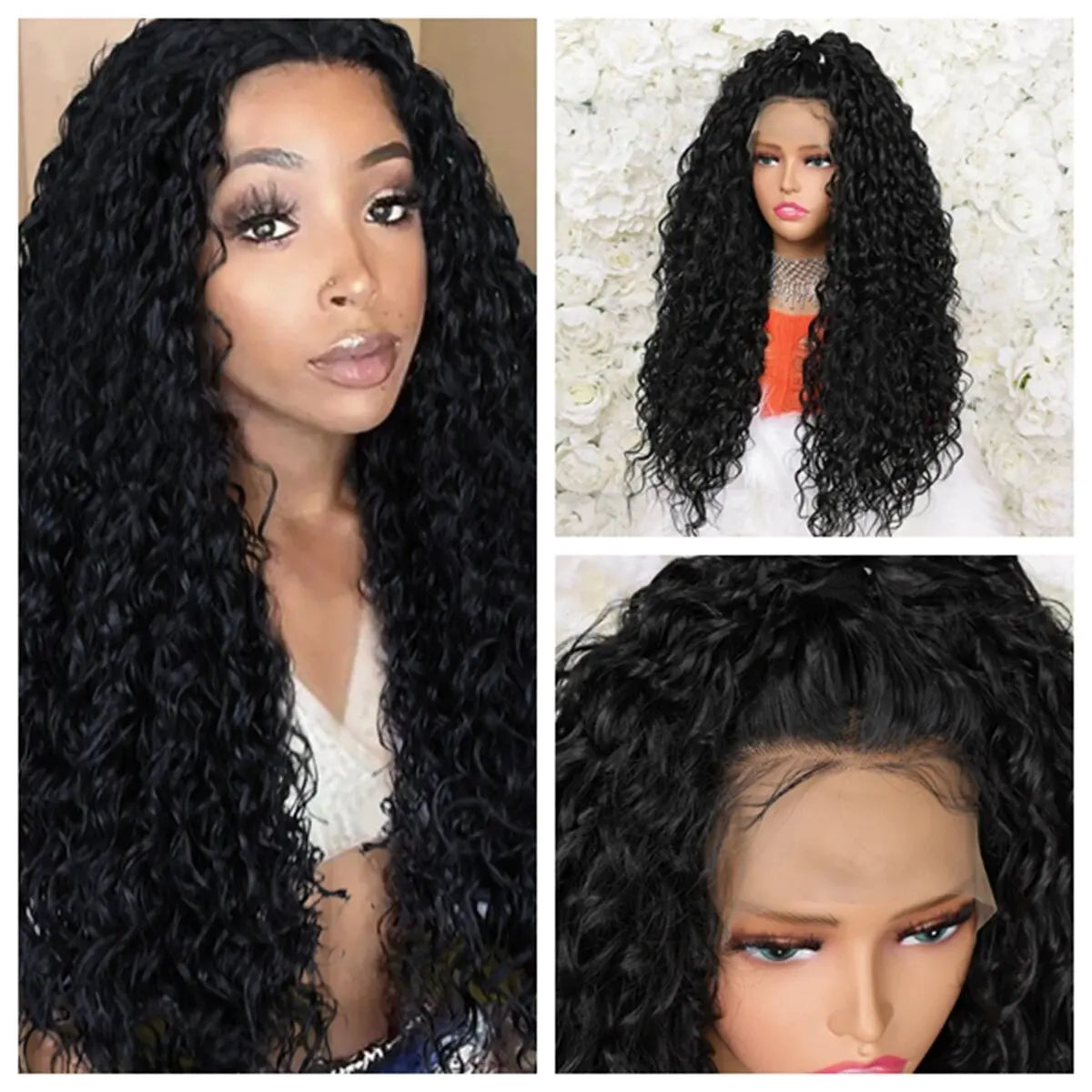 Long Curly Hair Wigs 13*4 Lace Front Hair