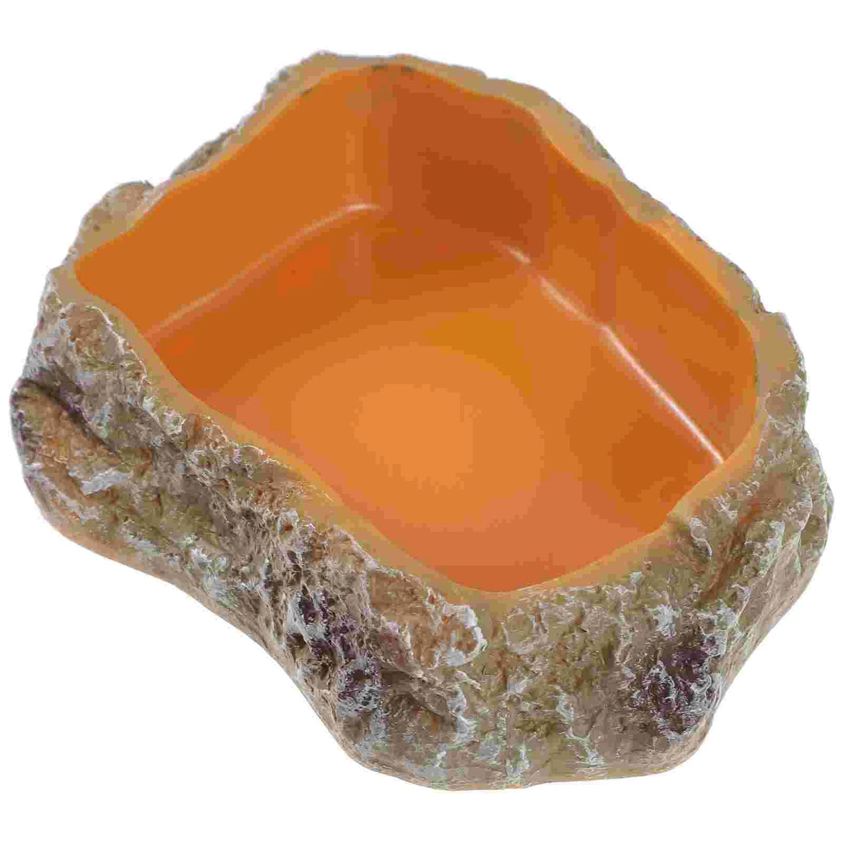 Pet Feeding Bowl Resin Reptile Food Holder Supply