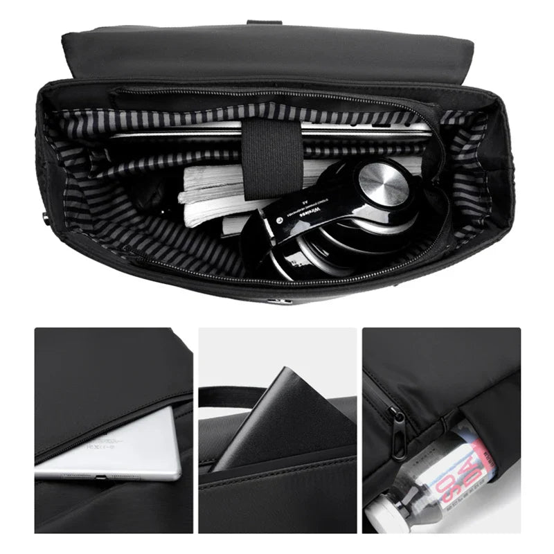 High Quality Waterproof Men's Laptop Backpack Fashion Brand