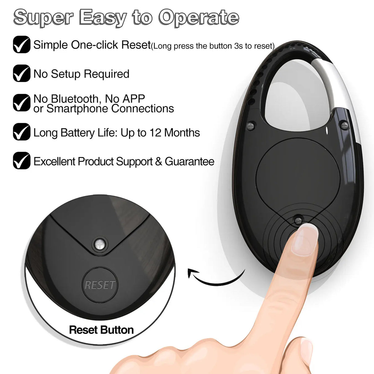 FITCENT 3D Pedometer for Walking Simple Step Tracker