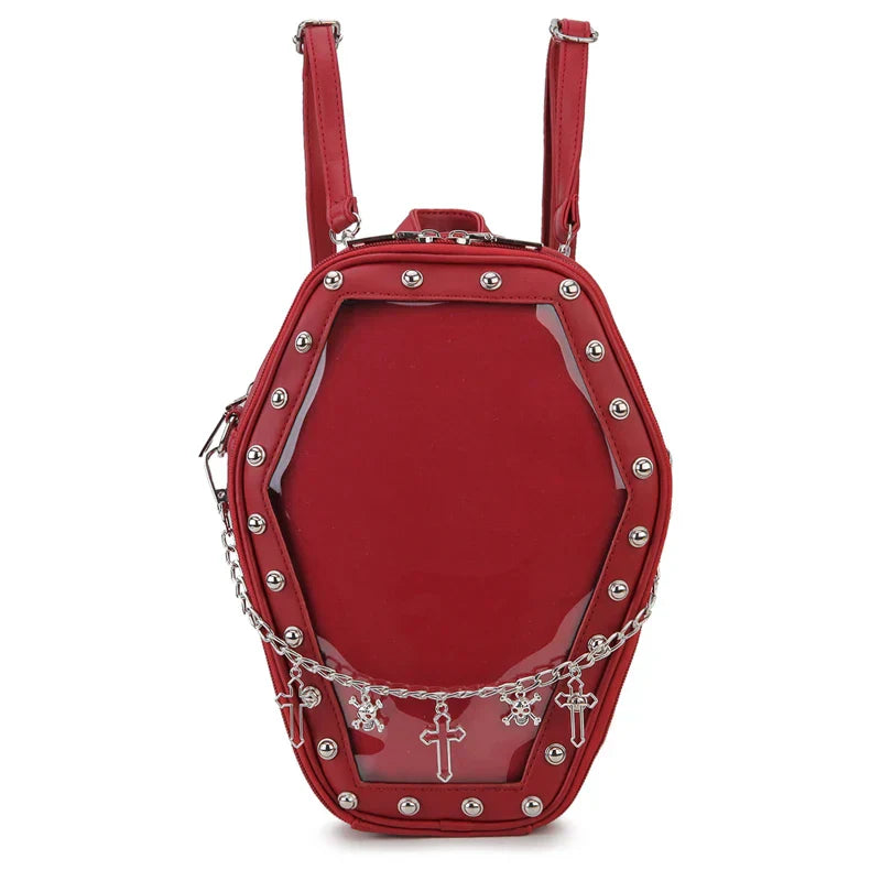 Bat Wings Ita Backpack Enamel Pin Display Shoulder