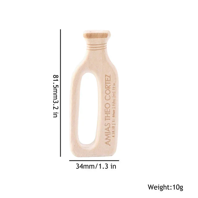 20pc Baby Wooden Teether Animal Beech Pacifier Pendant