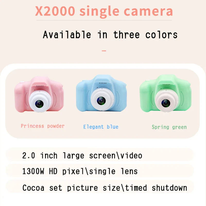 Children 1080P HD Digital Camera Toys Instant Print
