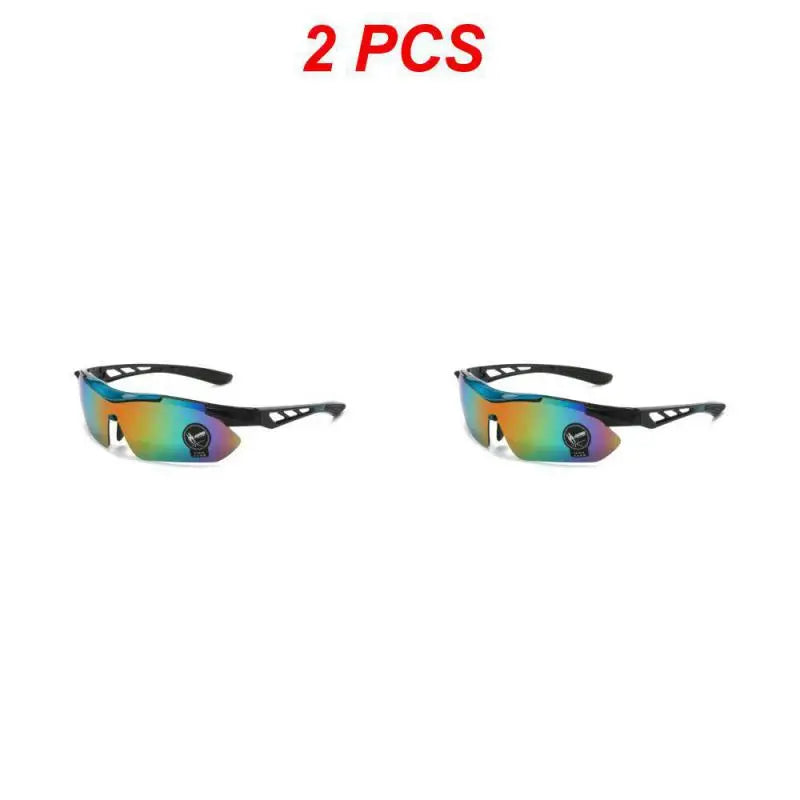 1/2/4PCS Outdoor Men Cycling Sunglasses Road Mountain Riding