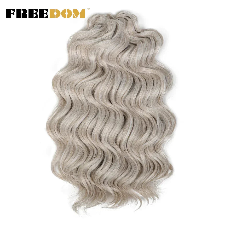 FREEDOM Synthetic Deep Curly Twist Crochet Hair 16