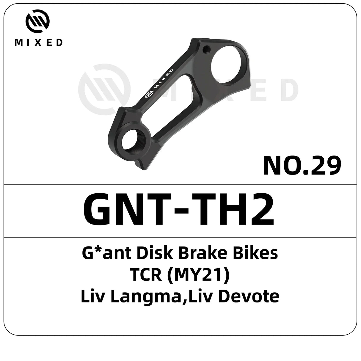 MIXED Direct Mount Rear Derailleur Hanger for Thru-axle