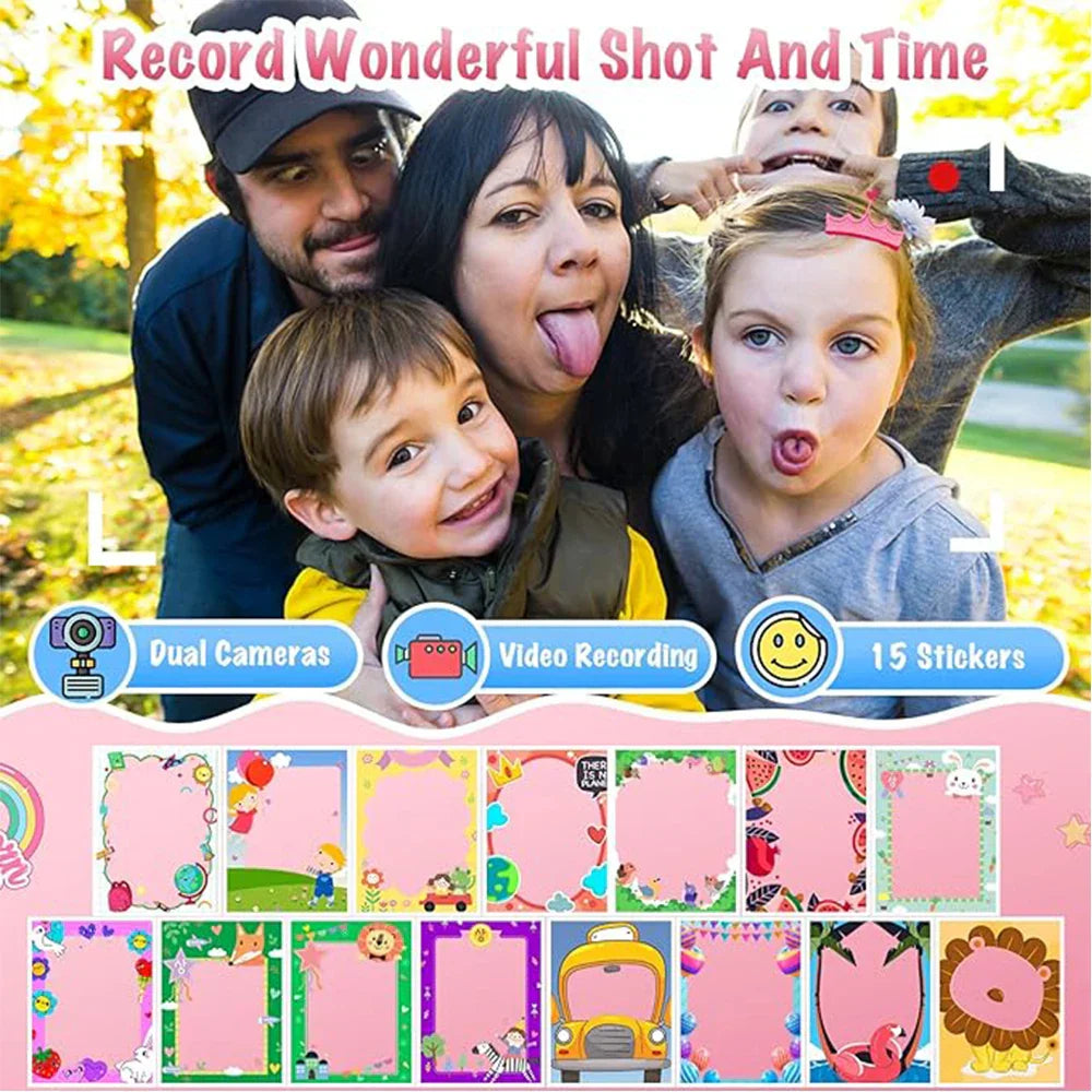 Kids Smart Phone 1080P Digital Dual Lens Selfie