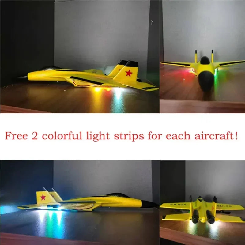 RC Plane SU-35 LED Lights Remote Control Flying