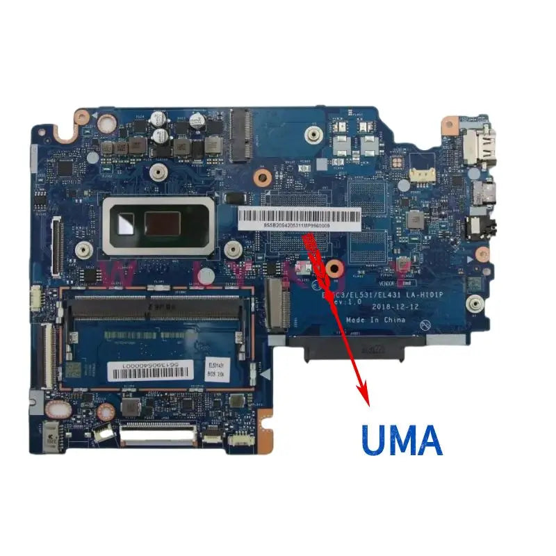 LA-H101P.For Lenovo S340-14IWL S340-15IWL Laptop Motherboard.With CPU i3-8145U