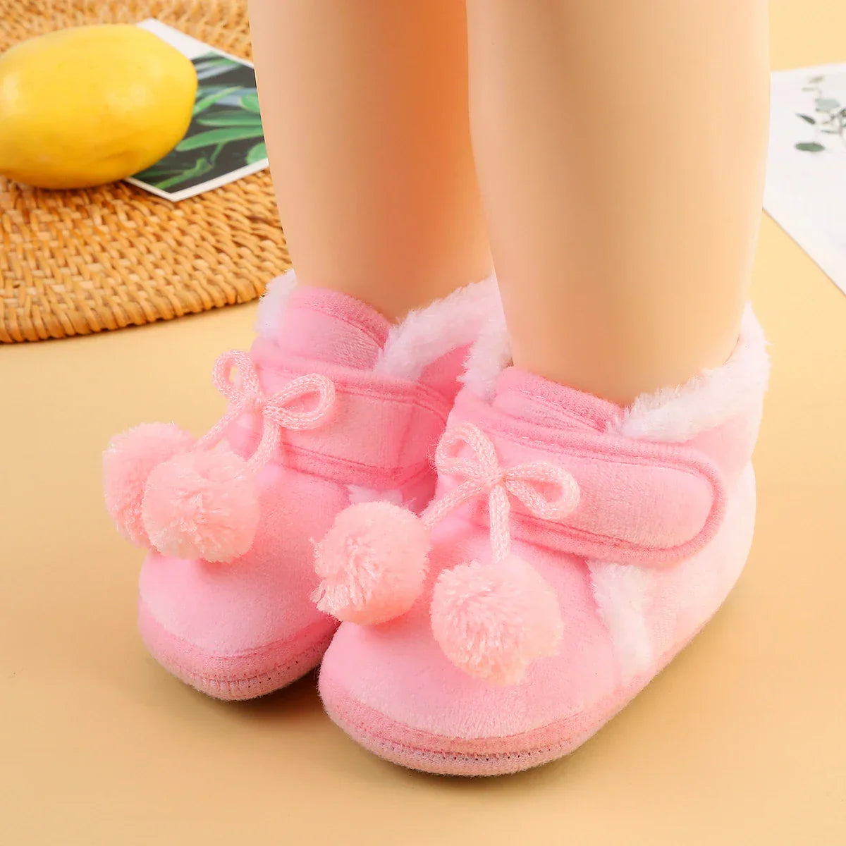 Newborn Booties Baby Socks Shoes Girl Winter Warm
