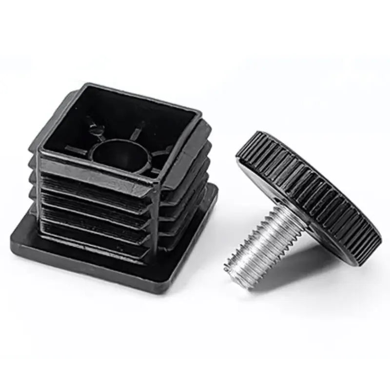 Adjustable Feet Square Plastic Blanking End Cap Pipe