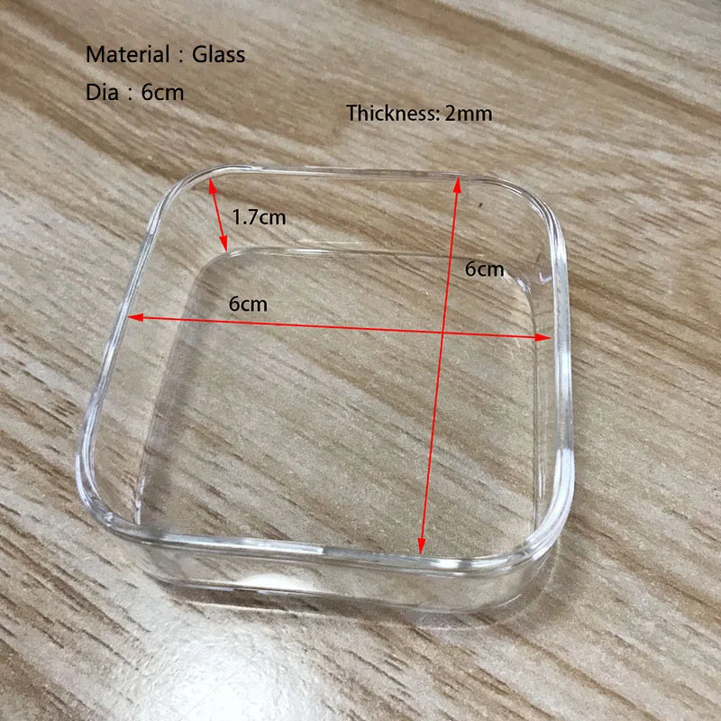 Aquarium Feeding Tube Dish Clear Glass Fish Tank