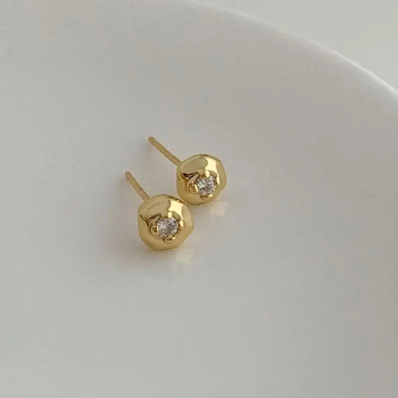 SHANICE 100% S925 Sterling Silver Stud Earrings CZ