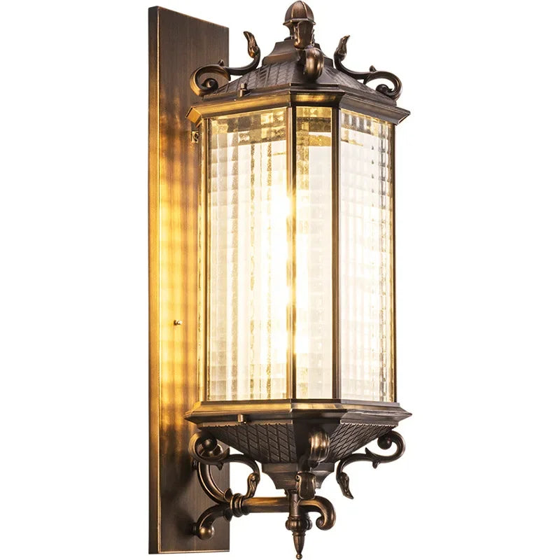 European Garden Terrace Wall Light Balcony Corridor Front