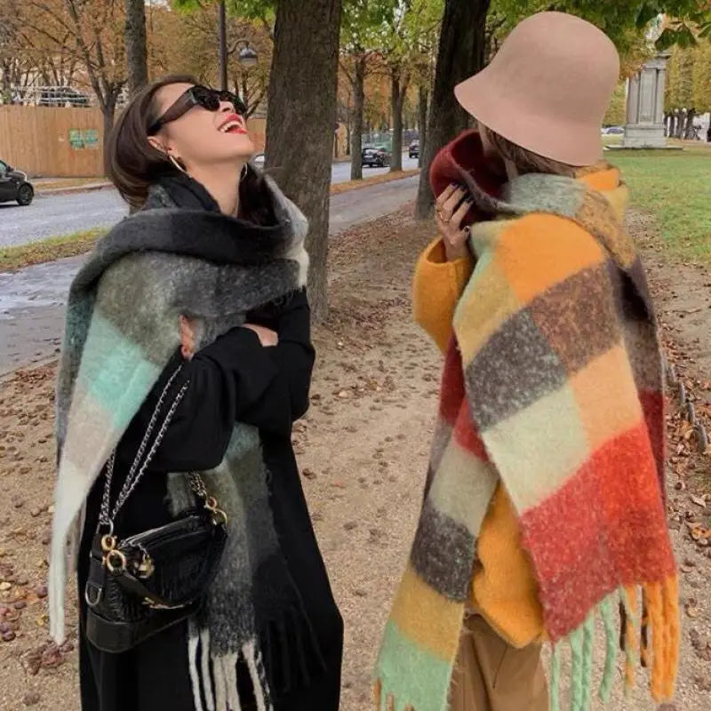 NEW Luxury Winter Thick Warm Scarf Women Cashmere