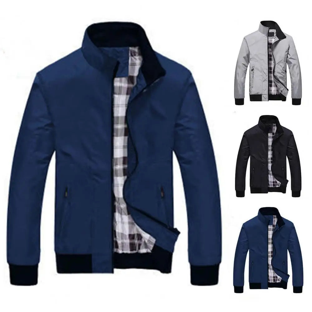 Fashionable Men Jacket Quick Dry Loose Skin-friendly Wear