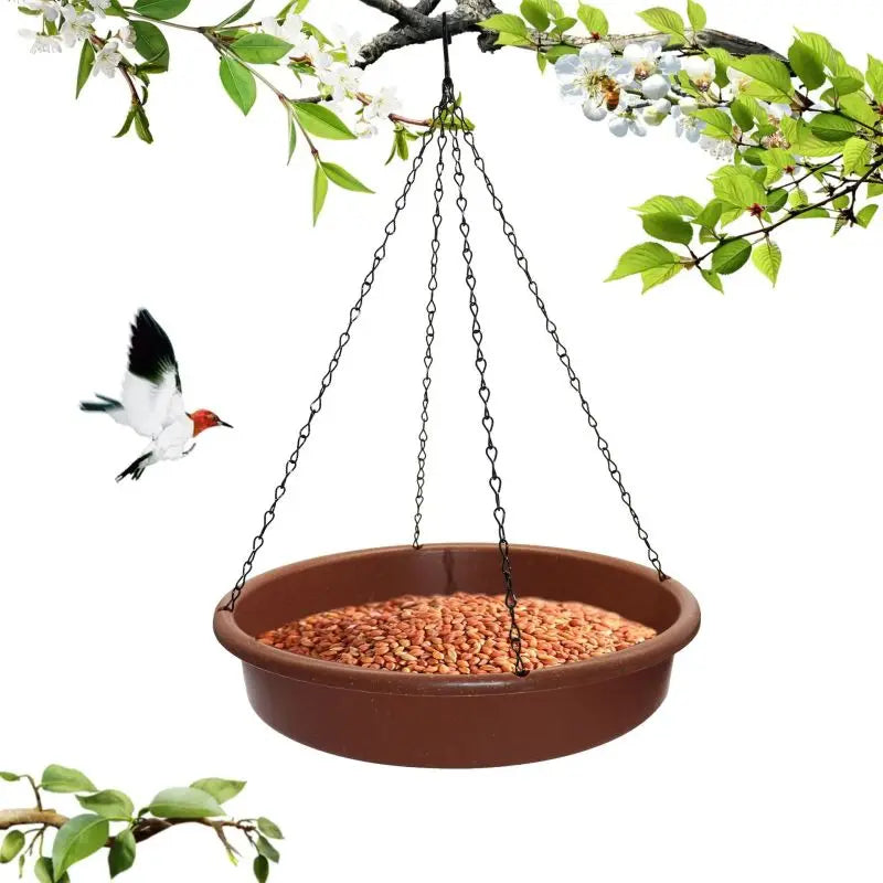 Outdoor Hanging Bird Feeders Bird Water Drinker Plastic