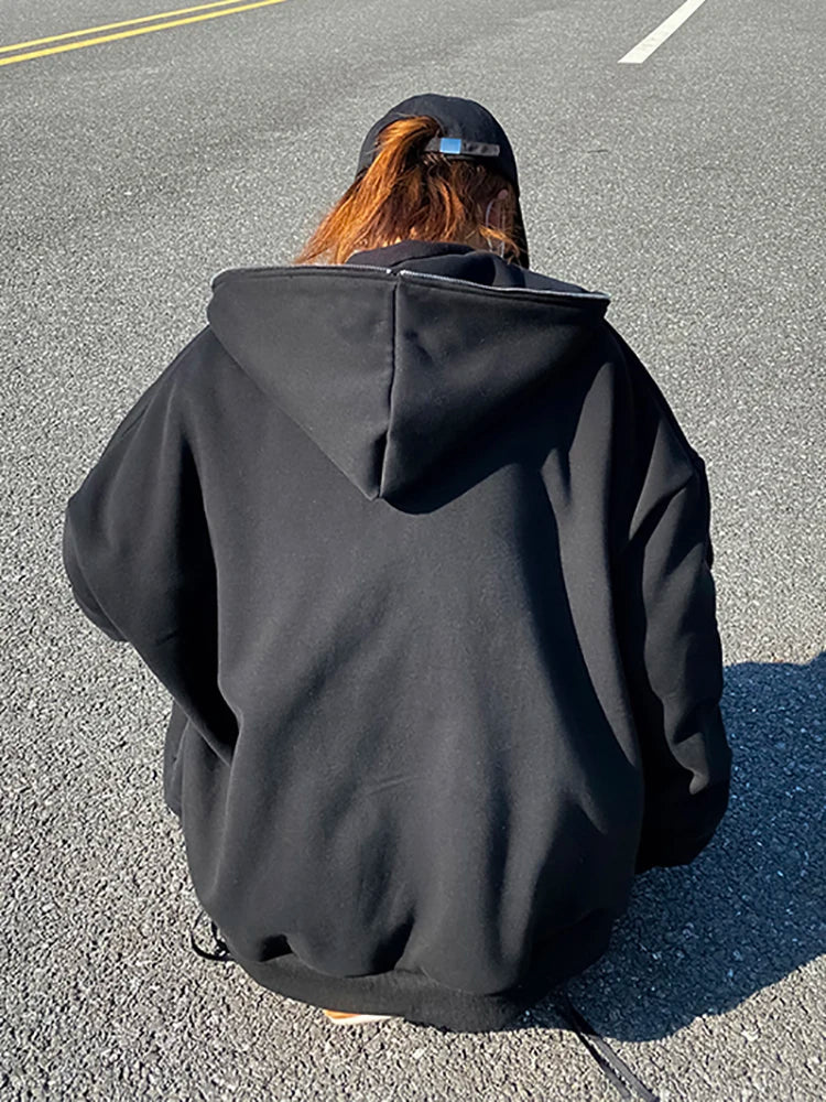 Hoodies Anime Oversized Hoodie Men's Clothing Goth Hip