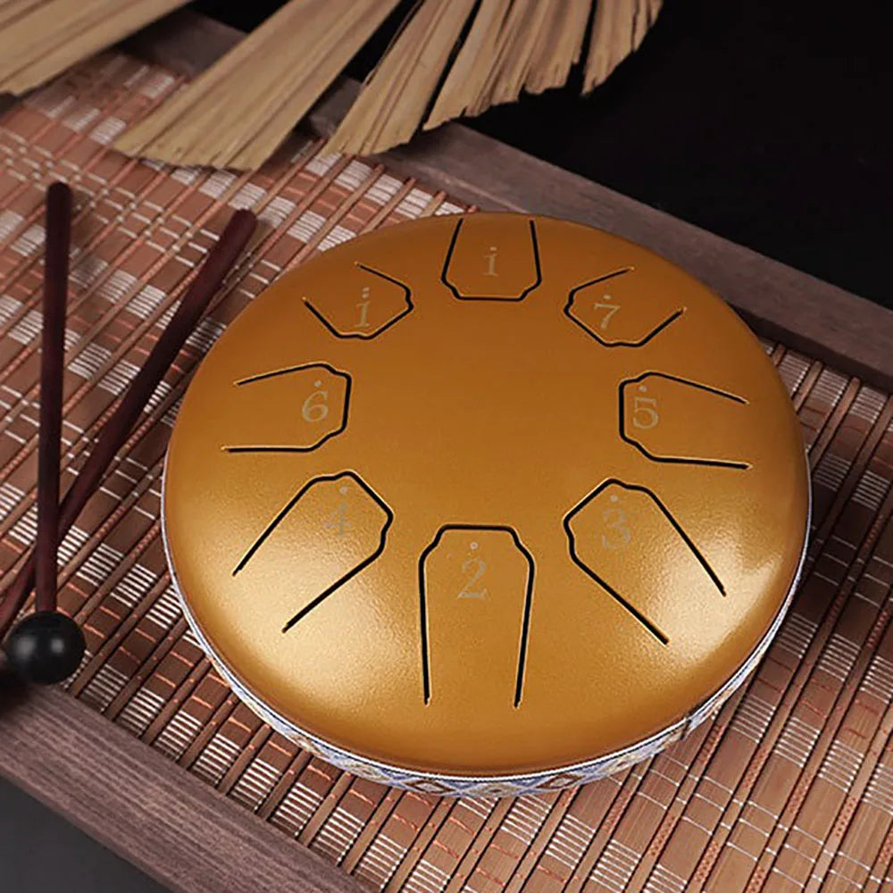 Tongue Drum 6 Inch 8 Tone Mini Ethereal