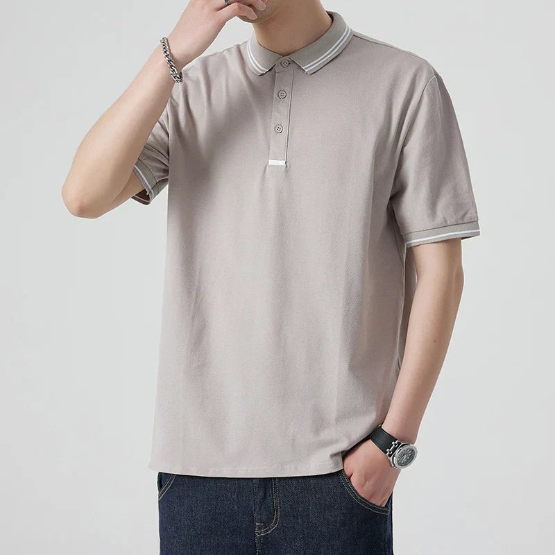2024 New Mens Polo Summer Short Sleeve Polo