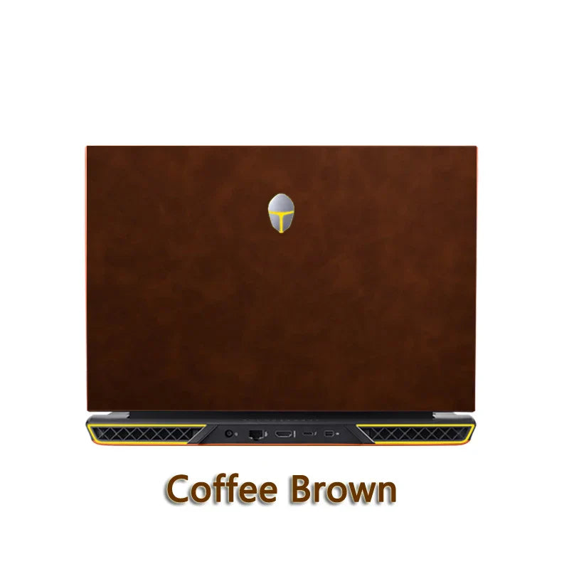 Crazy Horse PU Leather Laptop Sticker Skin Decals