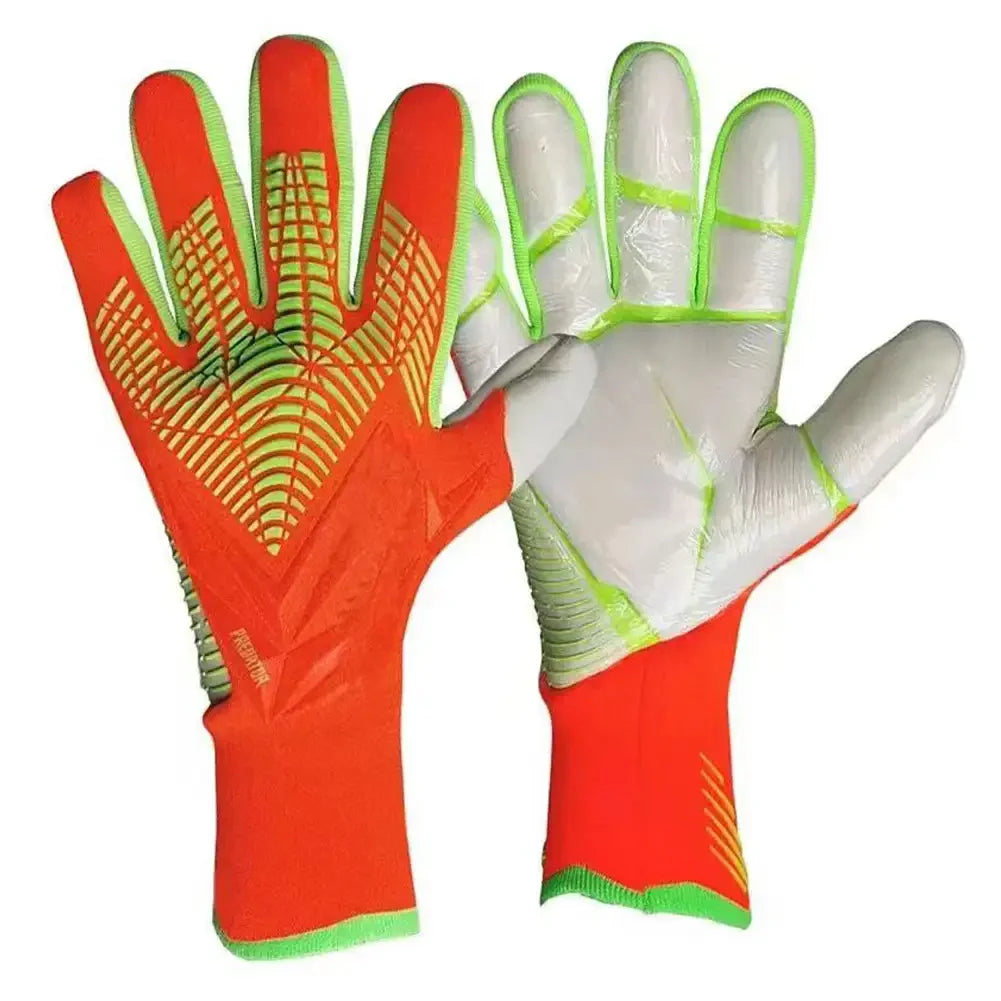 Kids Adults Thicken Latex Goalkeeper Gloves Goalie Gloves