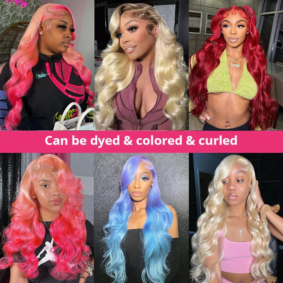 Blonde 613 Lace Front Wigs Body Wave Lace