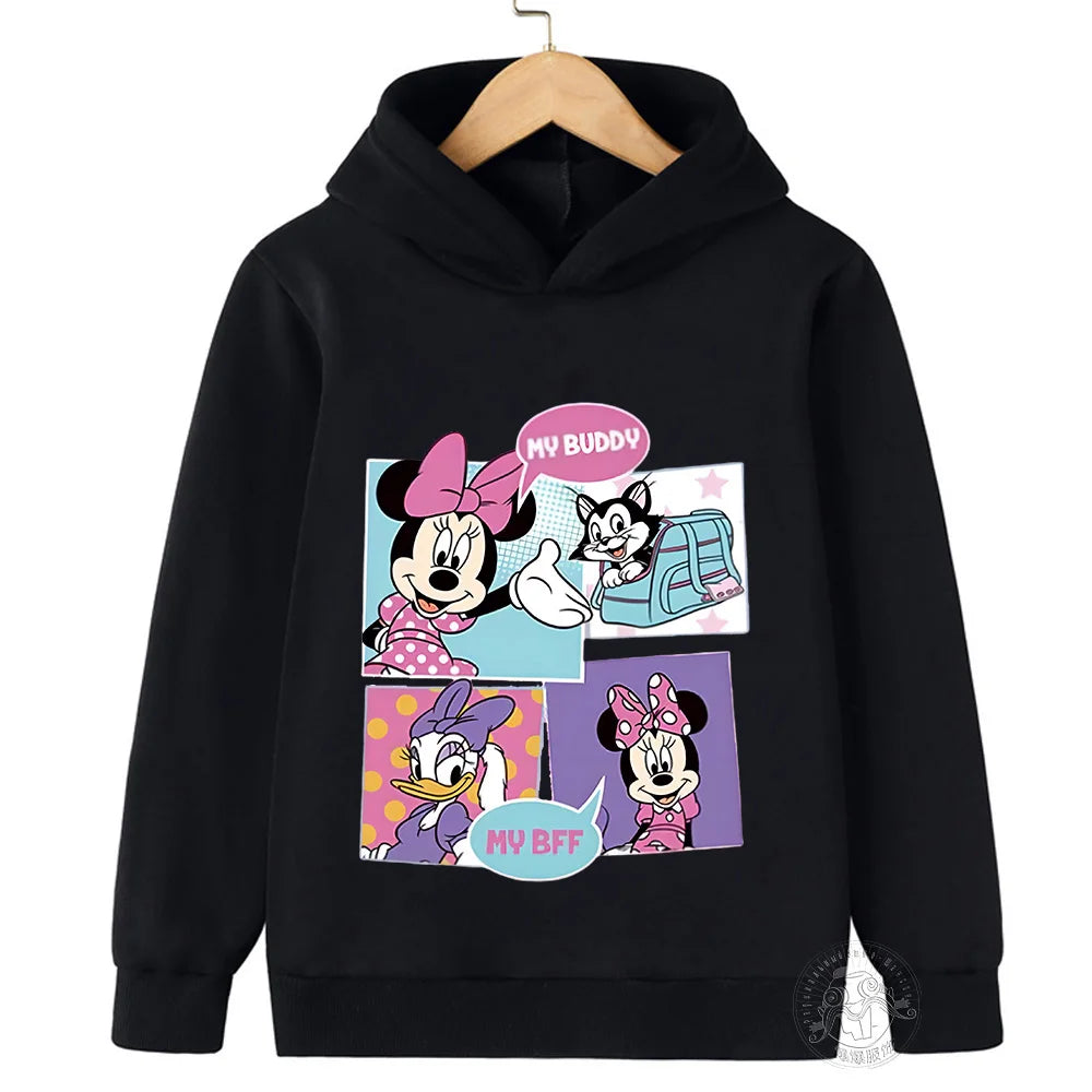 Sweatshirts Manga Anime Mickey Minnie Mouse Hoodie Kid
