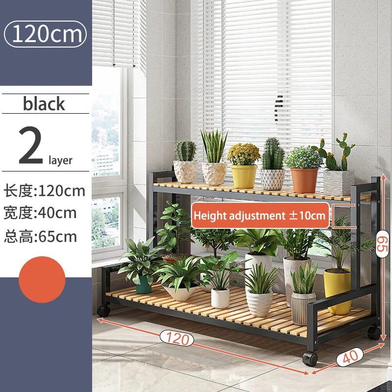 Indoor flower stand, balcony flower shelf, living room
