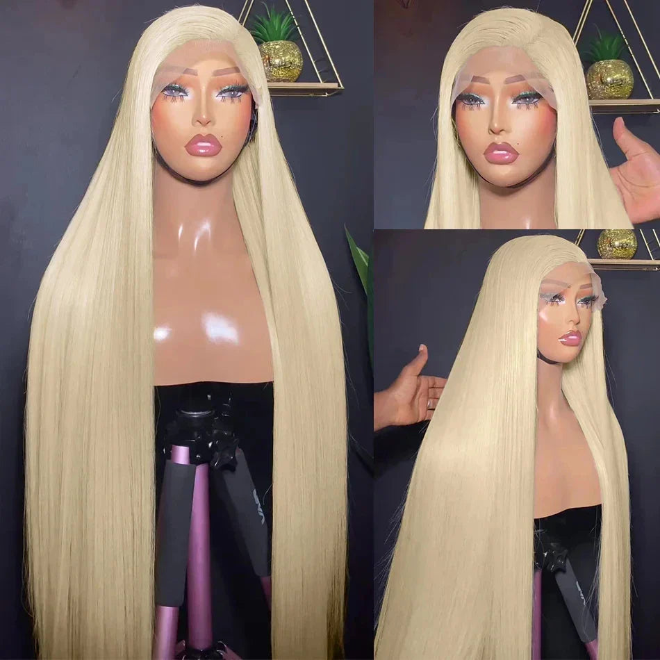 HD Transparent 613 Blonde Straight 13x6 Lace Frontal