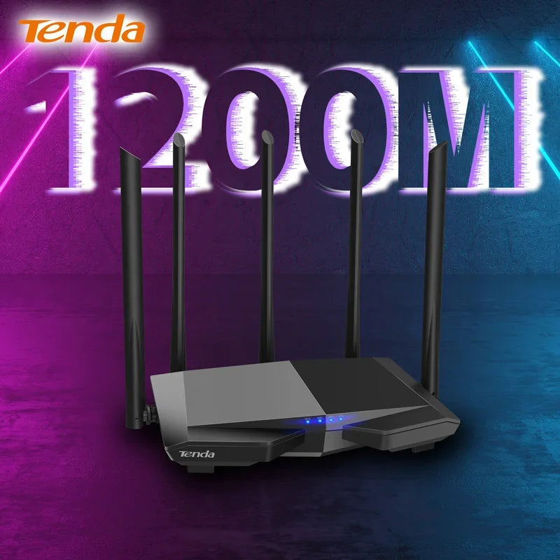Tenda AC1200 Dual-Band 2.4G & 5G Wireless Router Wifi Repeater Wider Coverage AC7 Extender Access Point Sinyal Güçlendirici