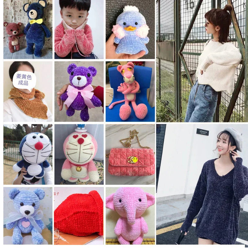 NEEMOY 100g Velvet Yarn Soft Protein Cashmere Yarn