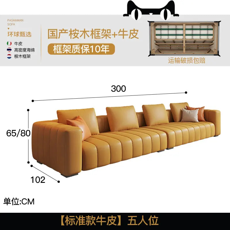 Sectional Modern Theater Living Room Sofas Minimalist Corner